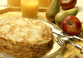 Gateau De Crepes Pommes Poires Recettes Cuisine Francaise