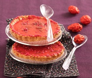 Tartelettes sablées aux pralines roses - Régal